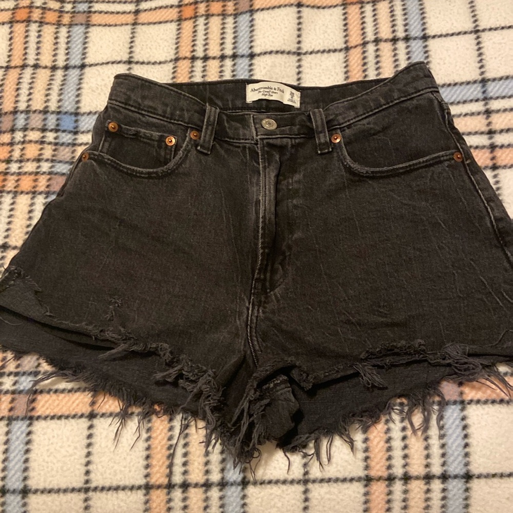 Abercrombie and Fitch Curve Love Cutoff Denim Short